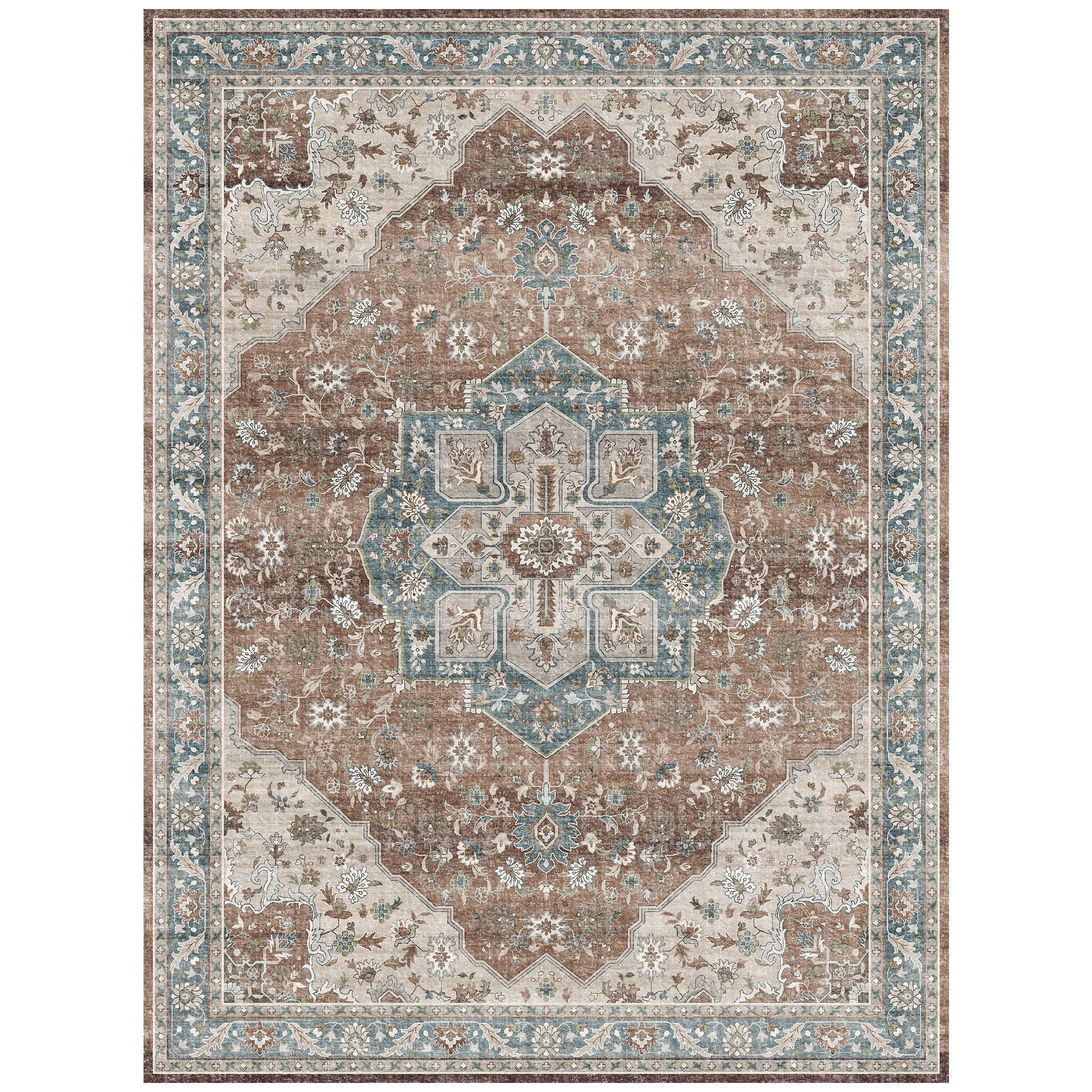 Amara - Coral/Blue - Image 15