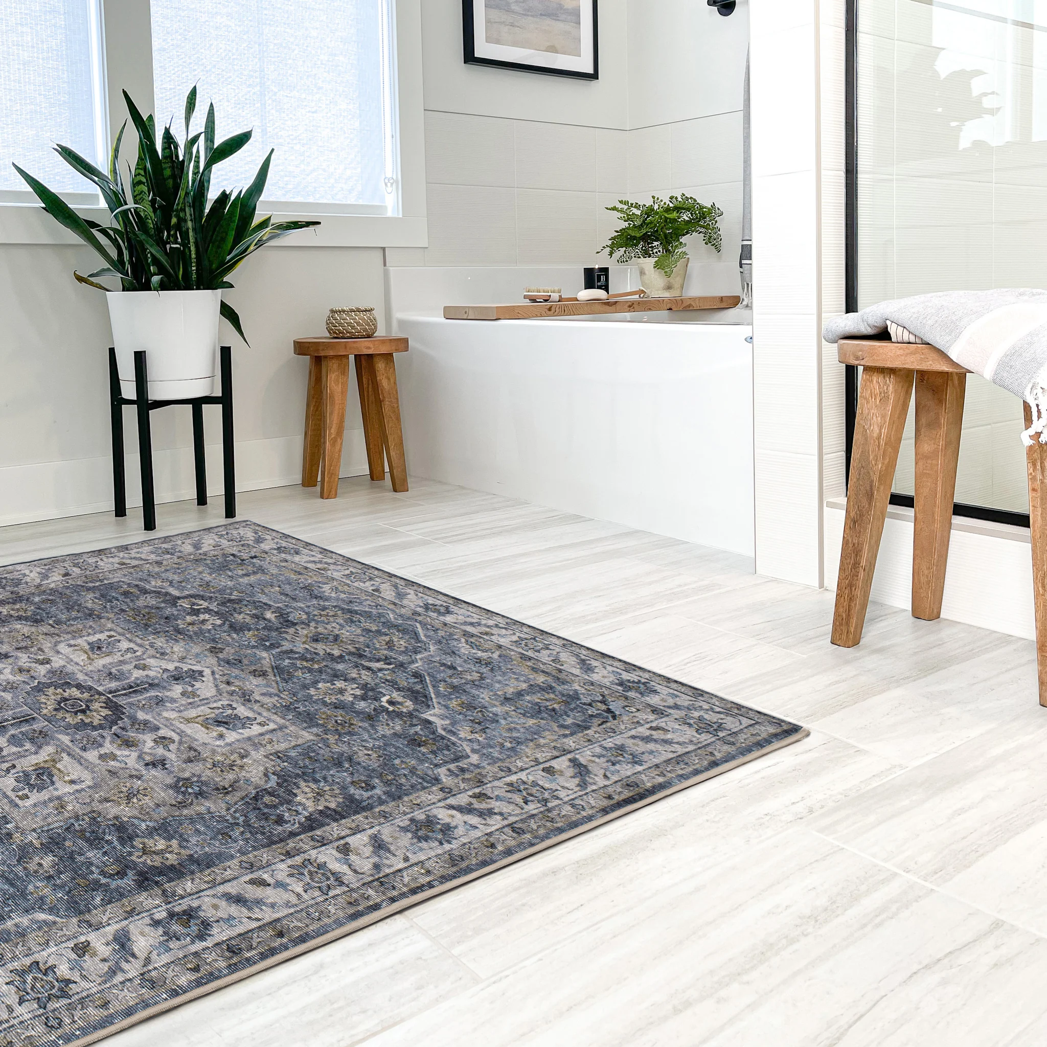 Amara - Indigo/Beige - Image 9