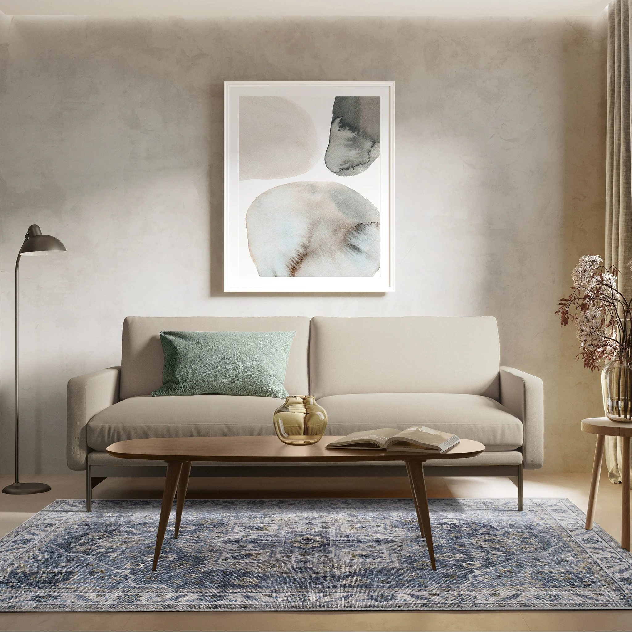 Amara - Indigo/Beige - Image 10