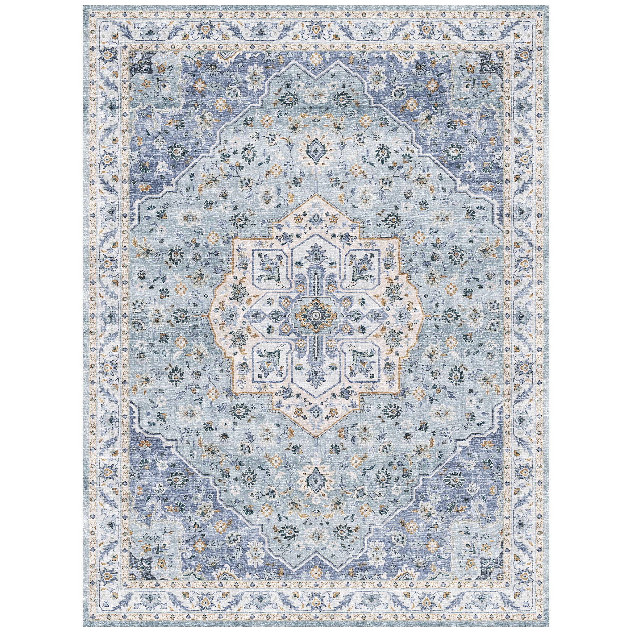 Amara - Light Blue/Ivory - Image 14