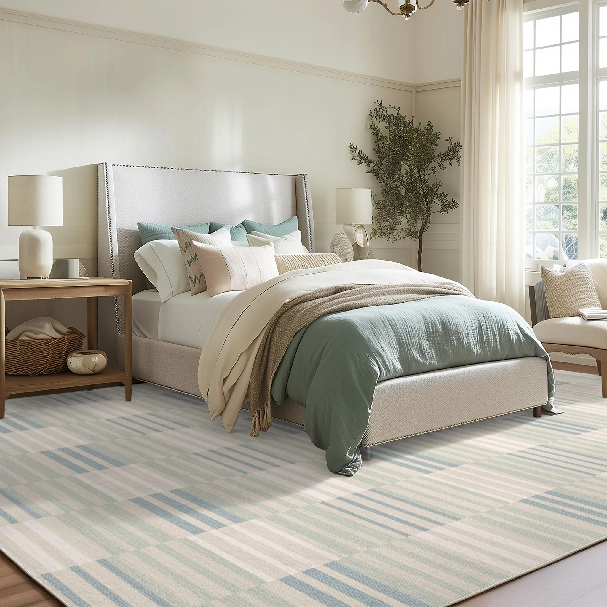 Arlo - Blue/Ivory - Image 3