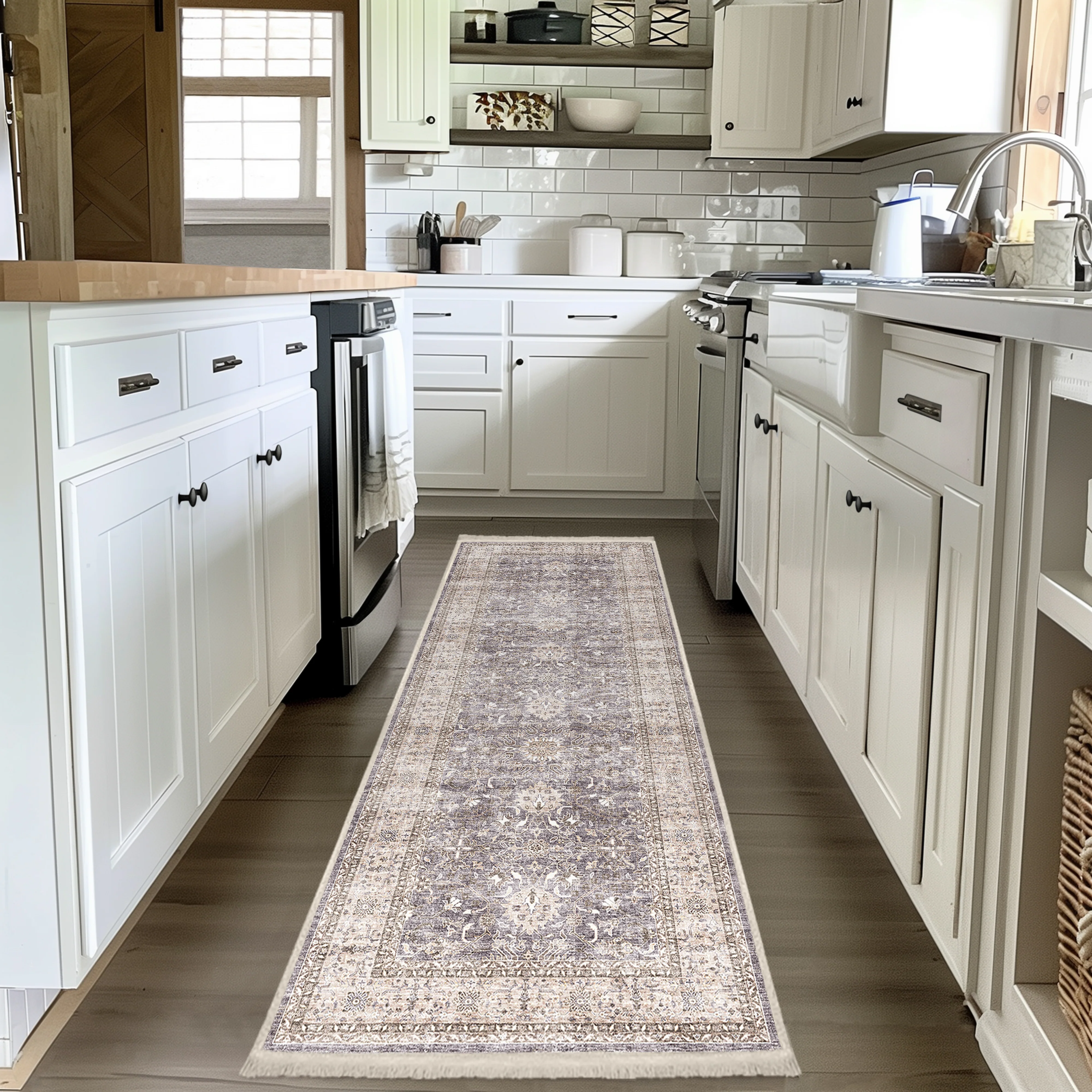 Lisa - Grey/Multi (Rug Cover) - Image 4