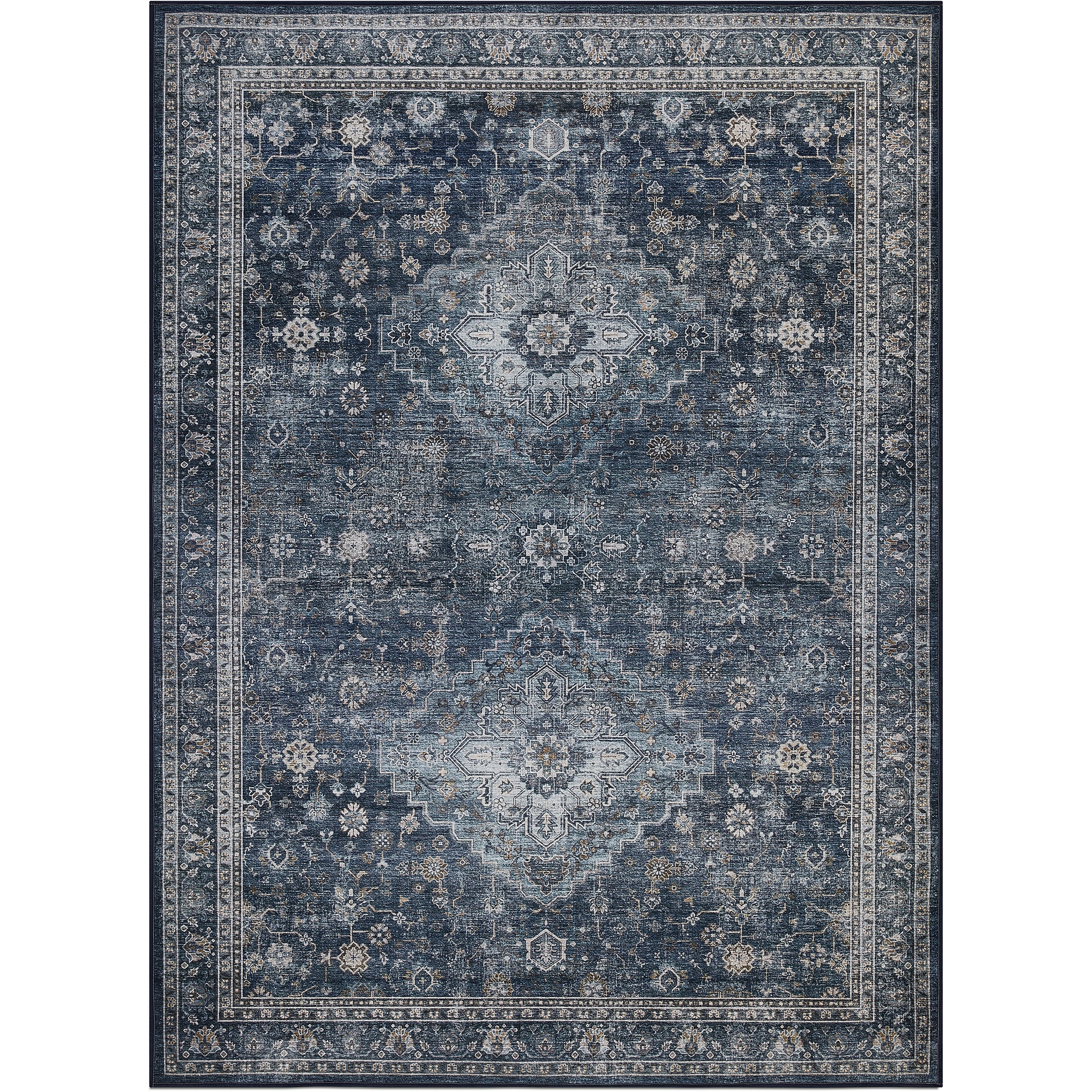 Newbury - Indigo/Beige