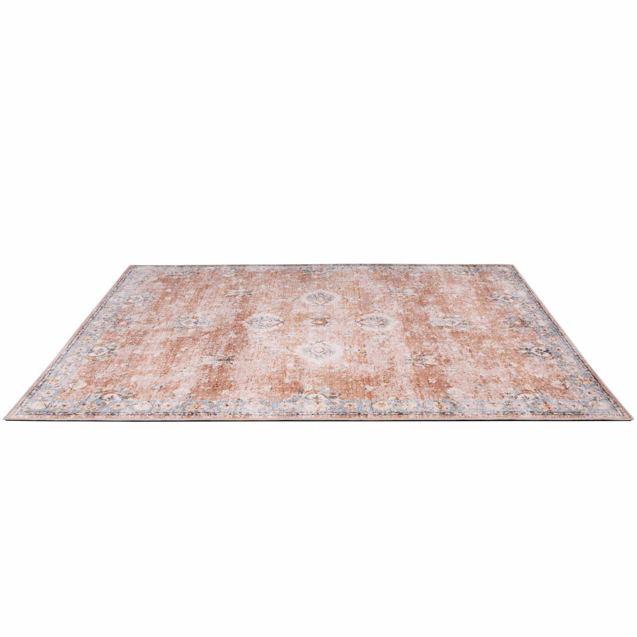 Shiraz - Terracotta/Sky (Rug Cover) - Image 12