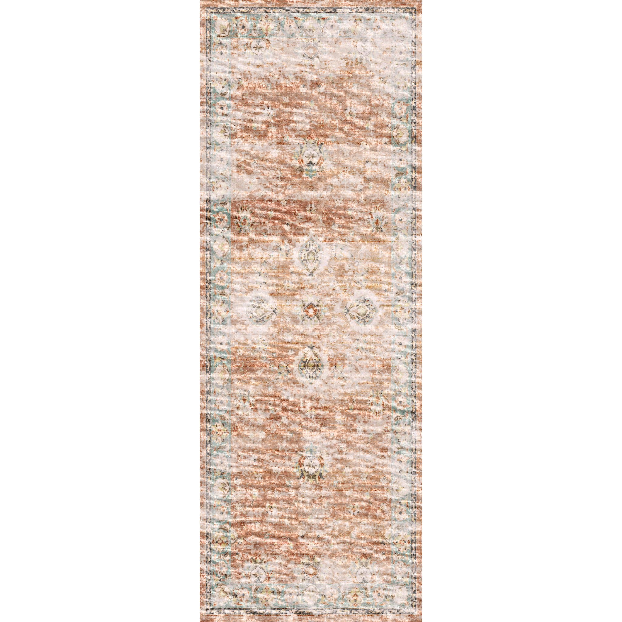 Shiraz - Terracotta/Sky (Rug Cover) - Image 17
